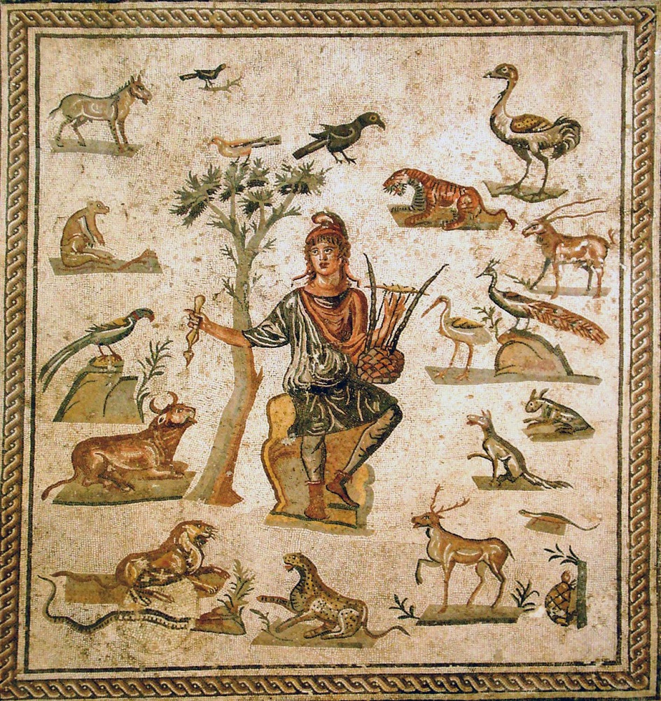 Орфей Римская мозаика